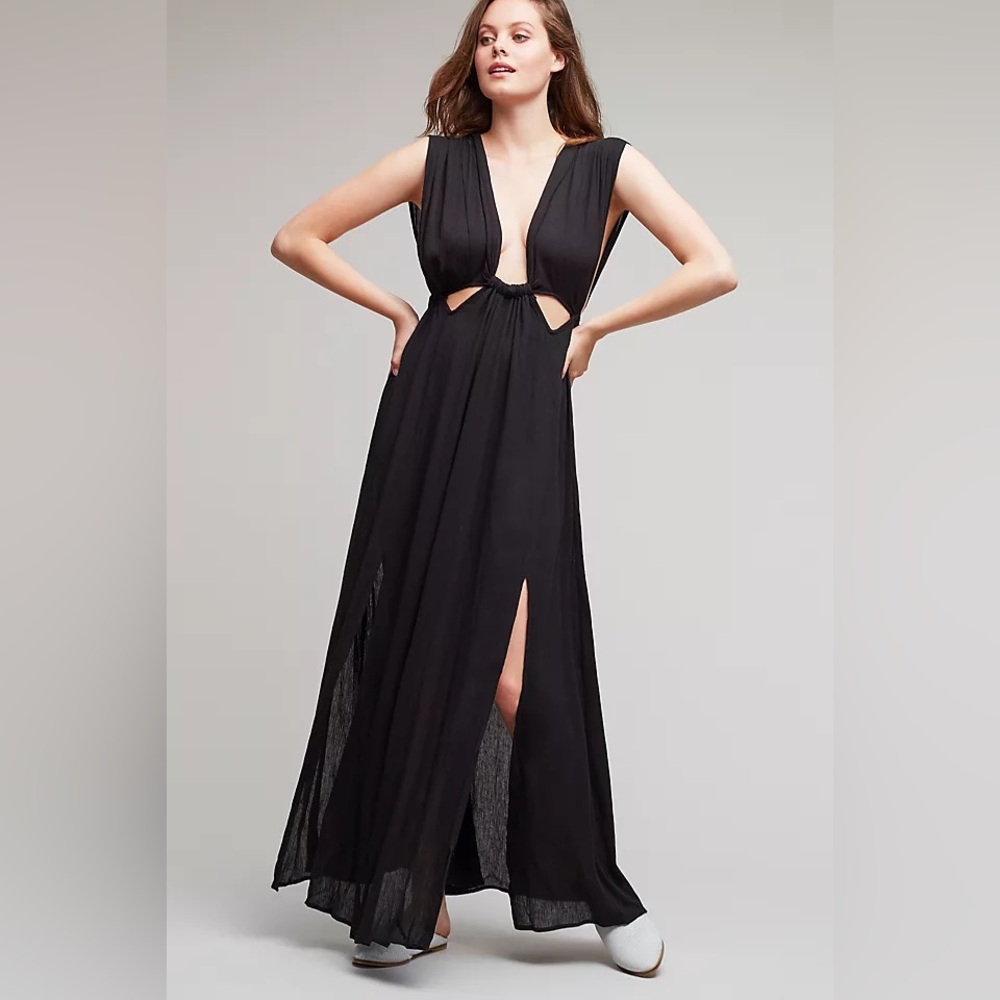 Black Cutout Maxi Dress